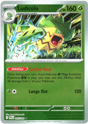 ludicolo rh nm ing pf