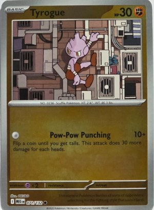 tyrogue rh nm ing me